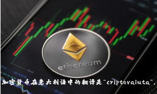 加密货币在意大利语中的翻译是“criptovaluta”。