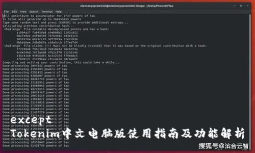 except
Tokenim中文电脑版使用指南及功能解析